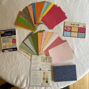 Creative memories scrap paper and more!